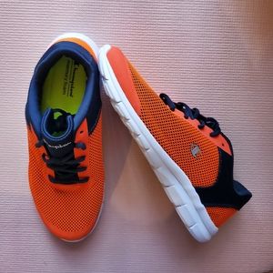 New Champion Orange/Dark Blue For Men's Size 10.